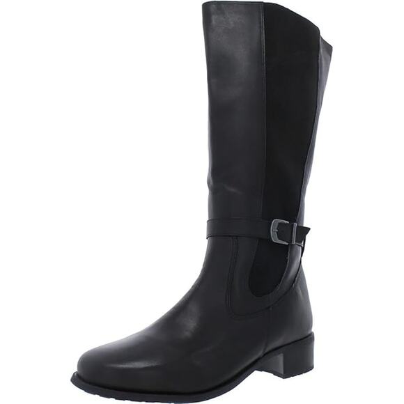 David Tate Size 10 M Black Allegria Leather Waterproof...